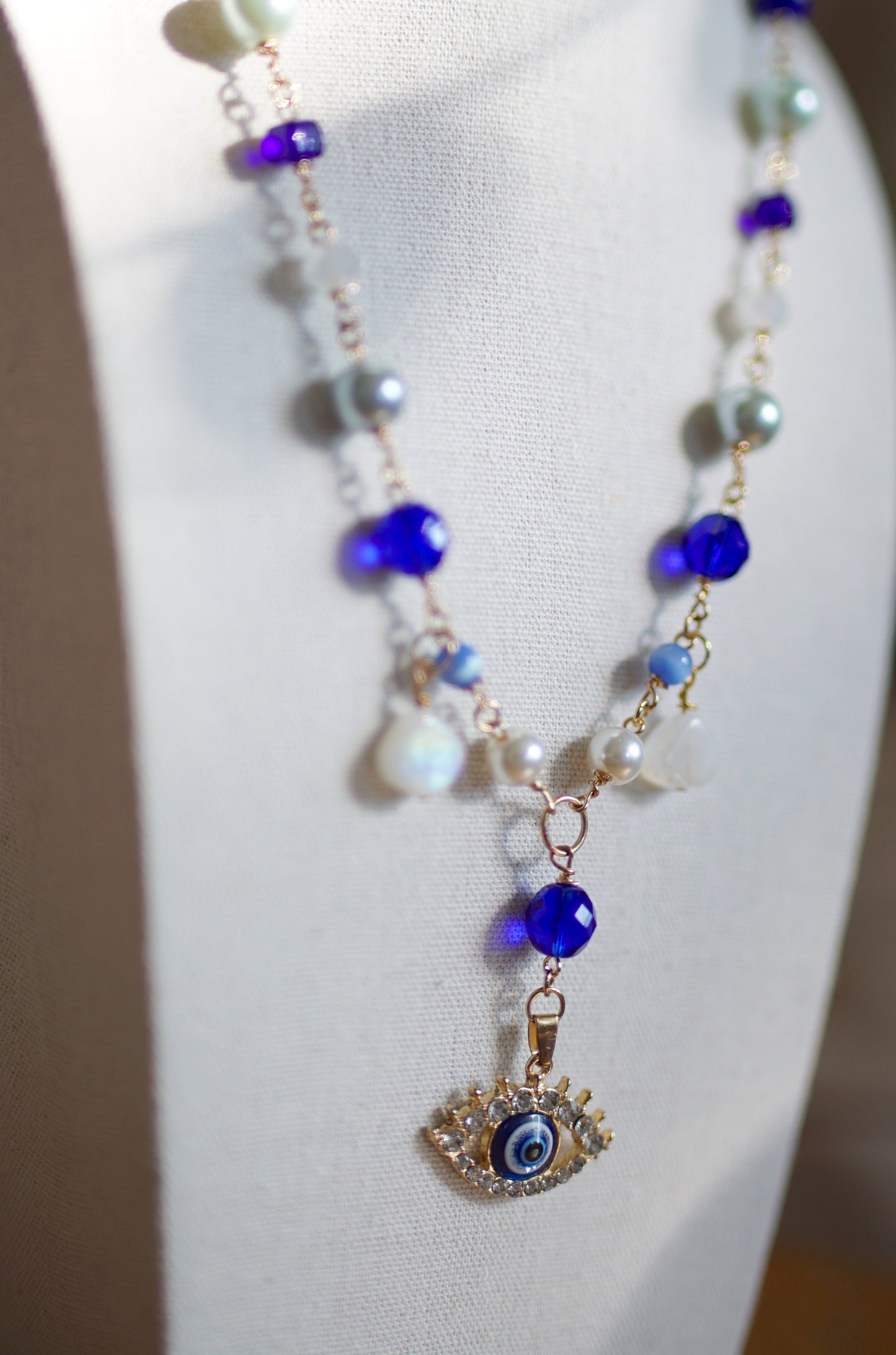 Beaded Necklace - "Tears"