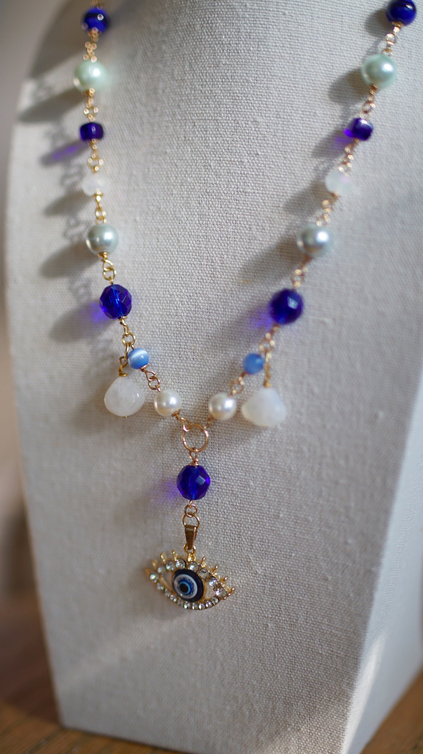 Beaded Necklace - "Tears"
