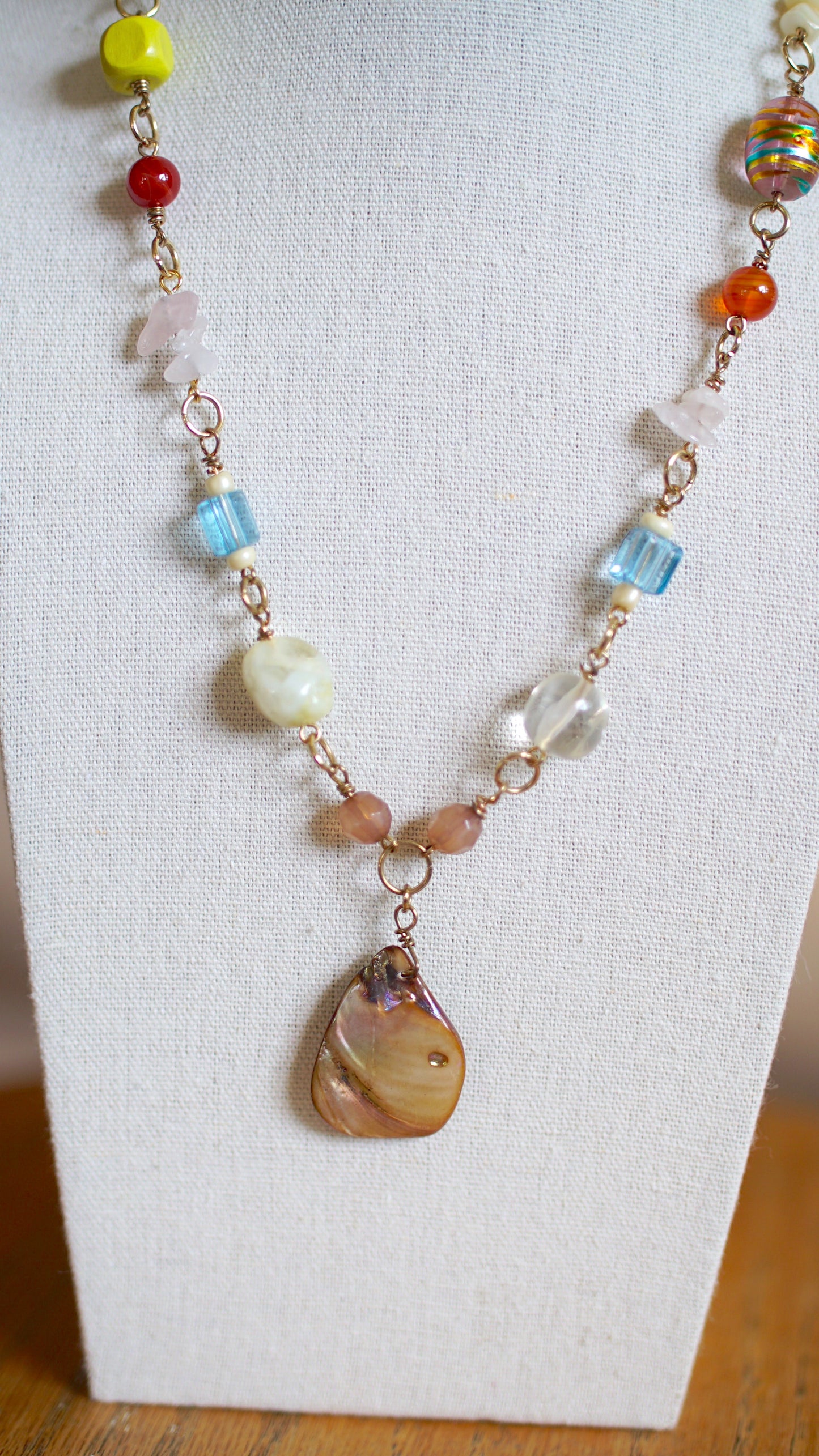 Beaded Necklace - "Art Teacher"