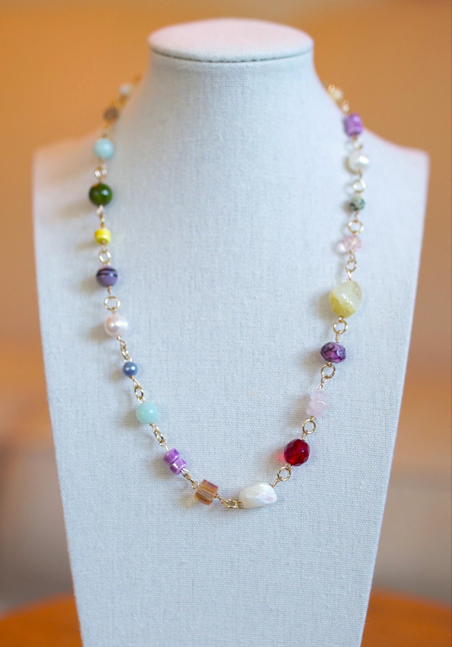 Beaded Necklace - "Julie"