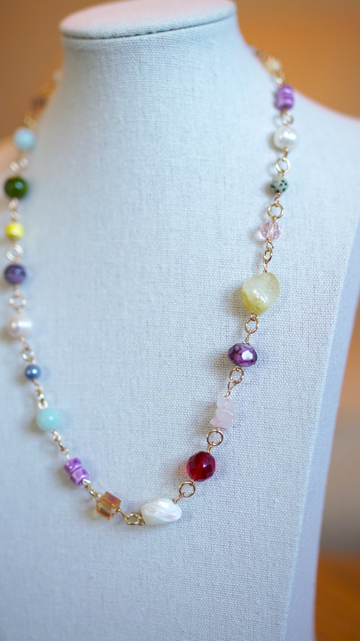 Beaded Necklace - "Julie"