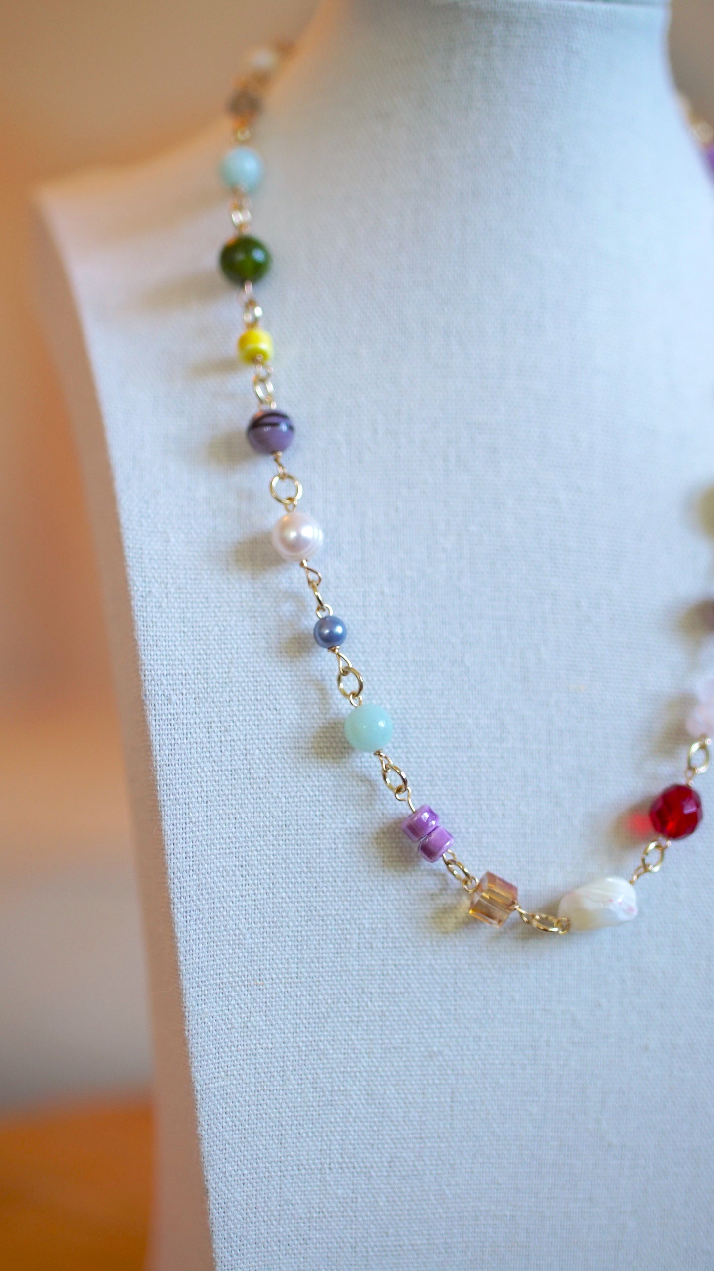 Beaded Necklace - "Julie"