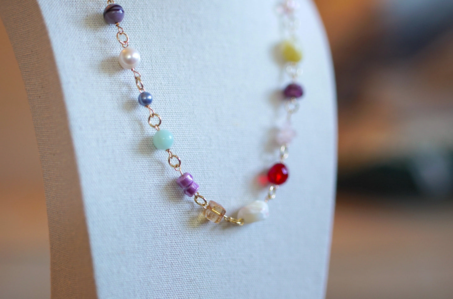 Beaded Necklace - "Julie"