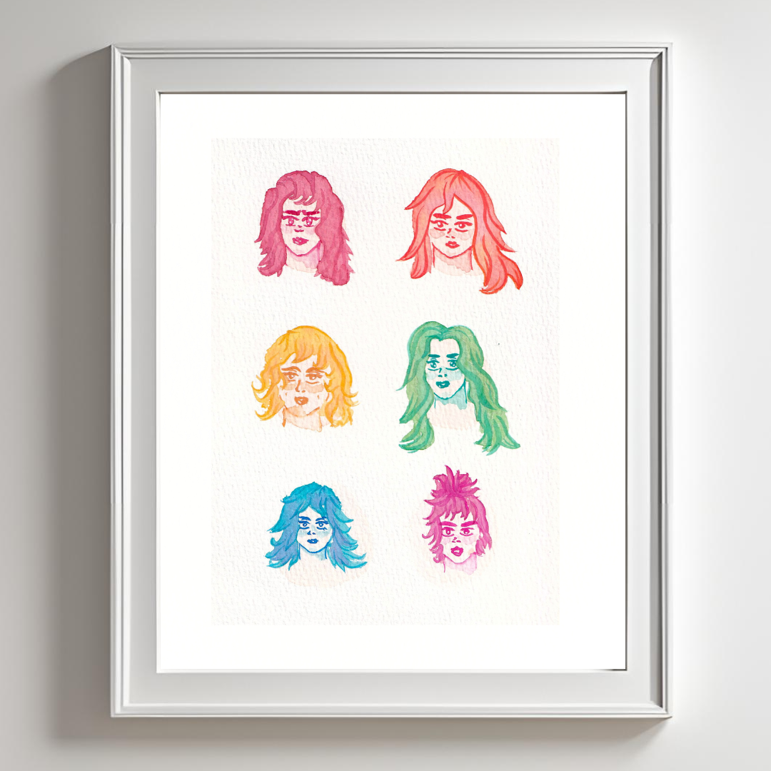 "Portraits No. 1" Print