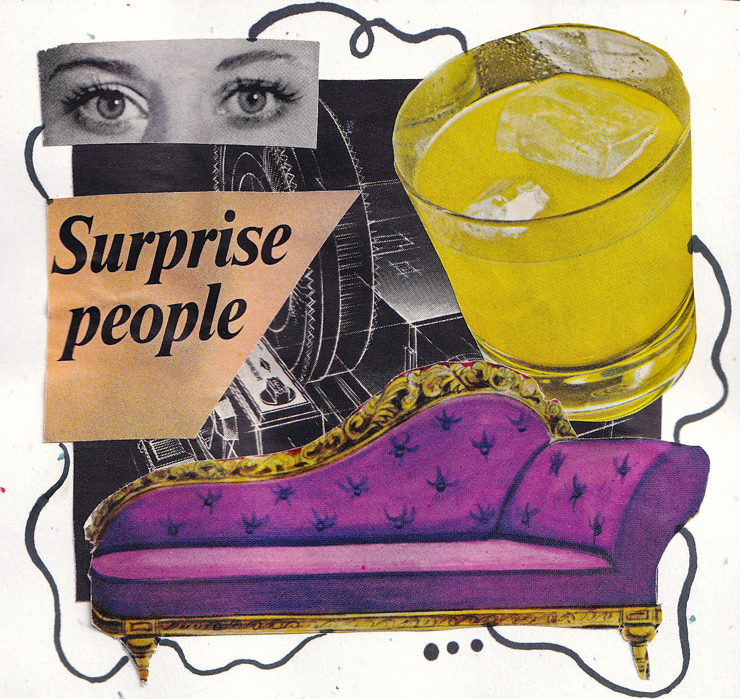"Surprise People" Art Print