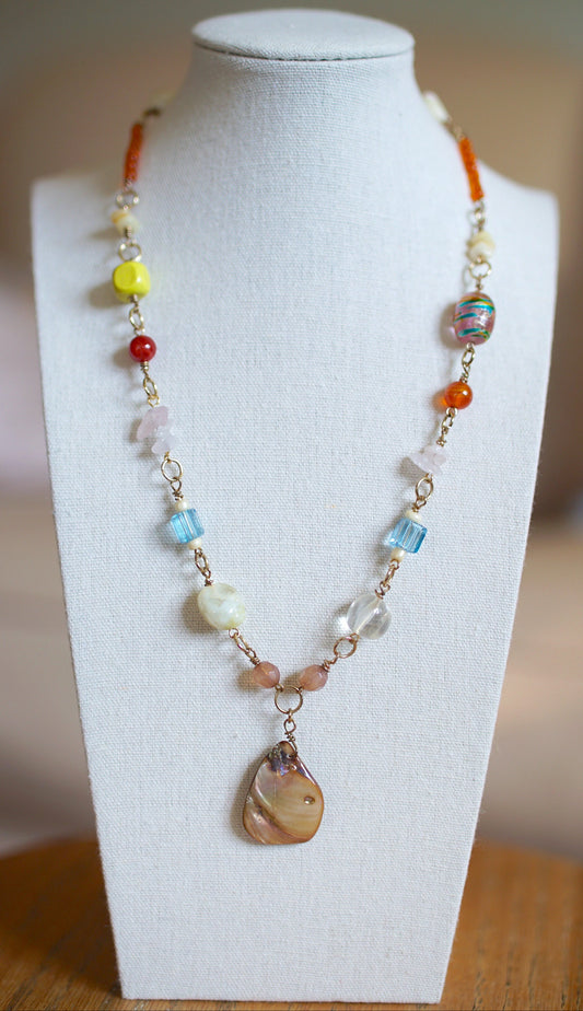 Beaded Necklace - "Art Teacher"