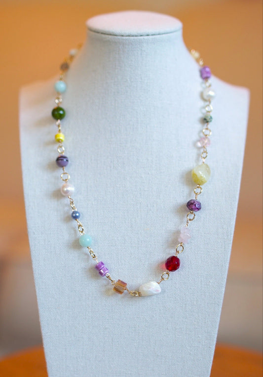 Beaded Necklace - "Julie"