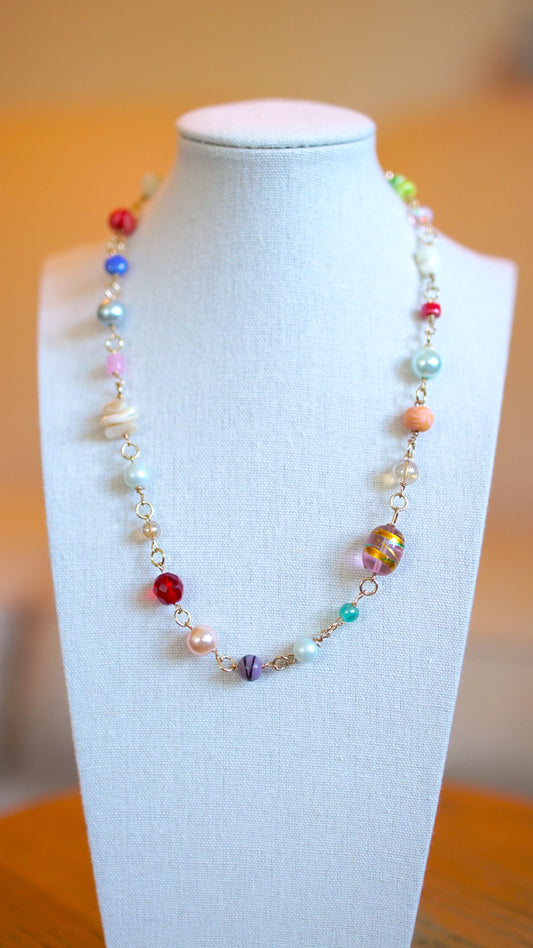 Beaded Necklace - "Playroom"