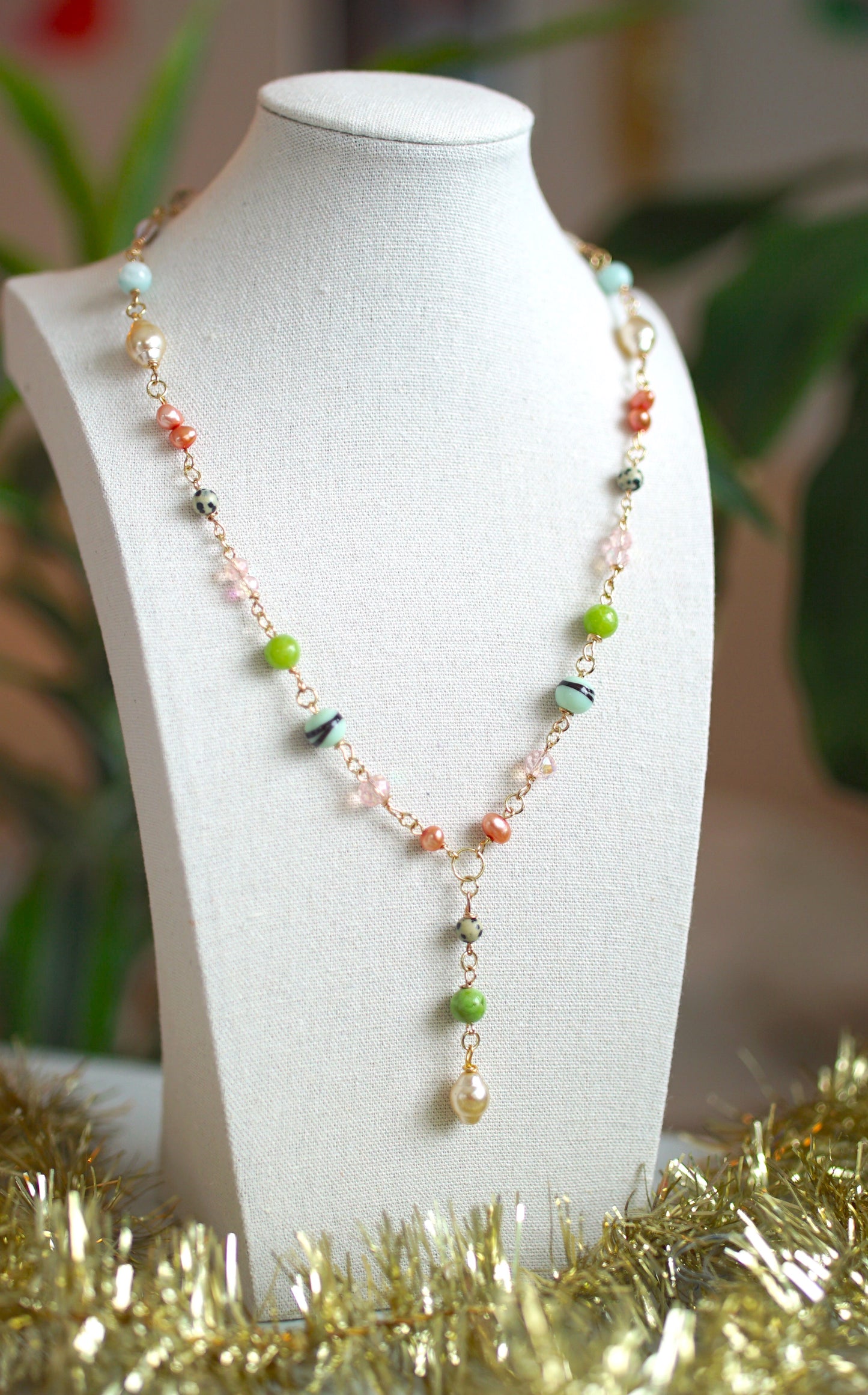 Beaded Necklace - "Perfect Planet"