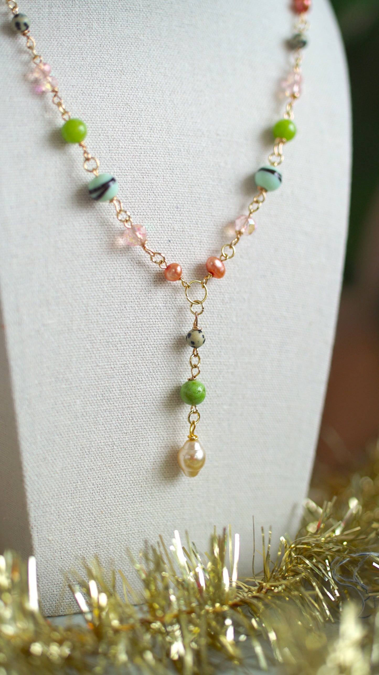 Beaded Necklace - "Perfect Planet"