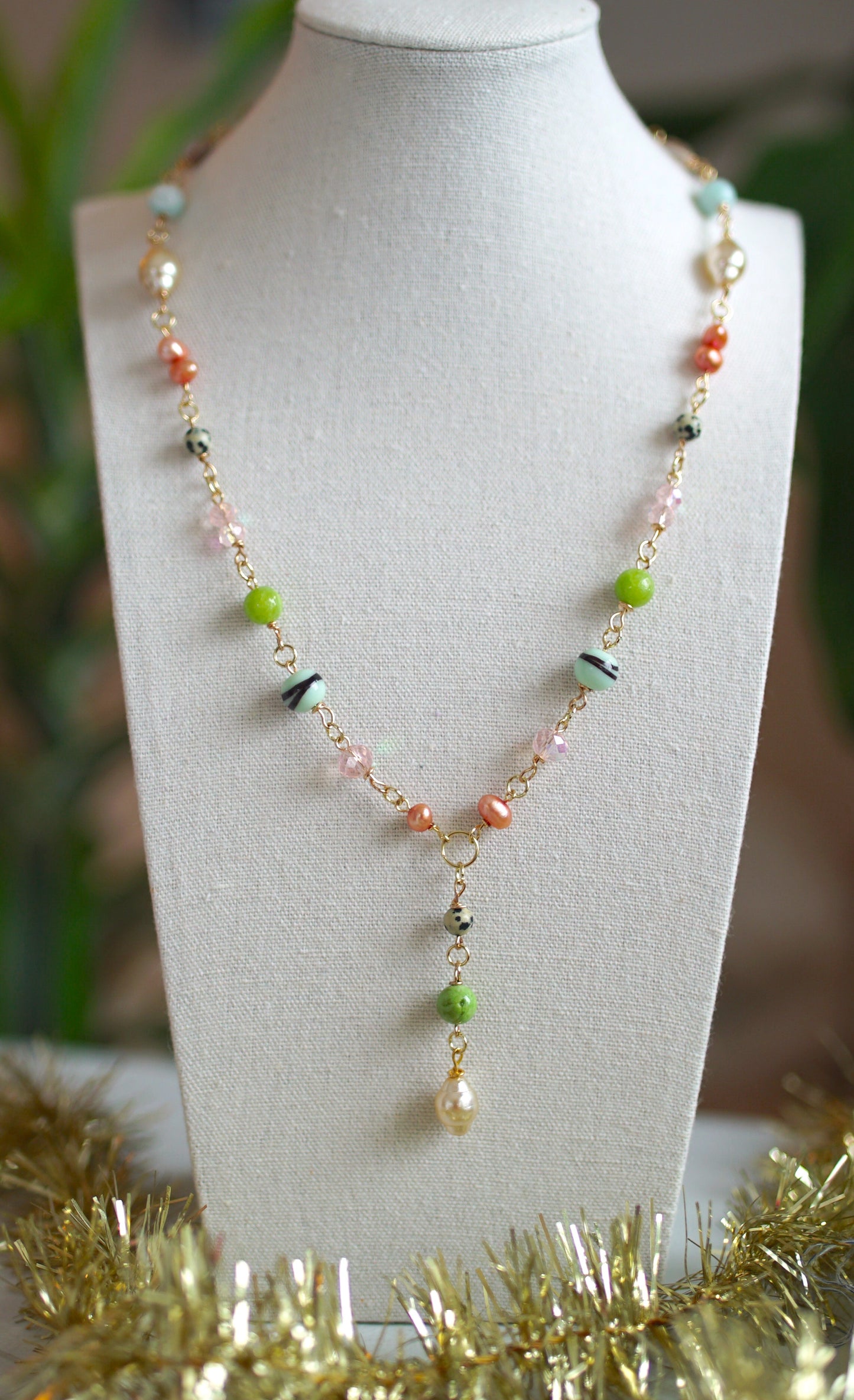 Beaded Necklace - "Perfect Planet"