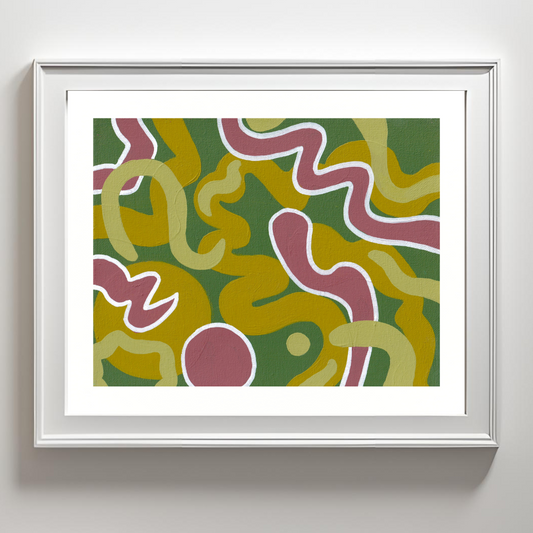 "Olive Pit" Art Print