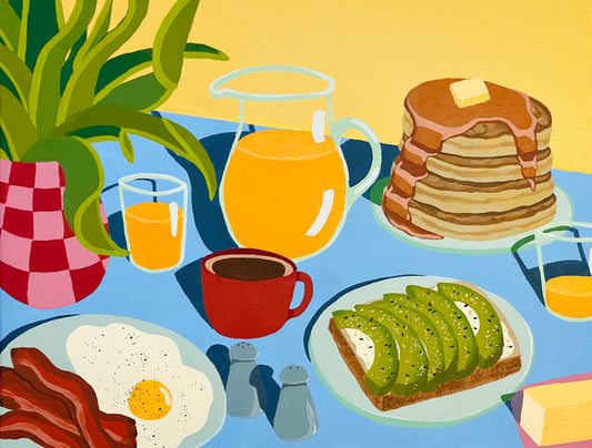"Pancake Breakfast" Original Painting