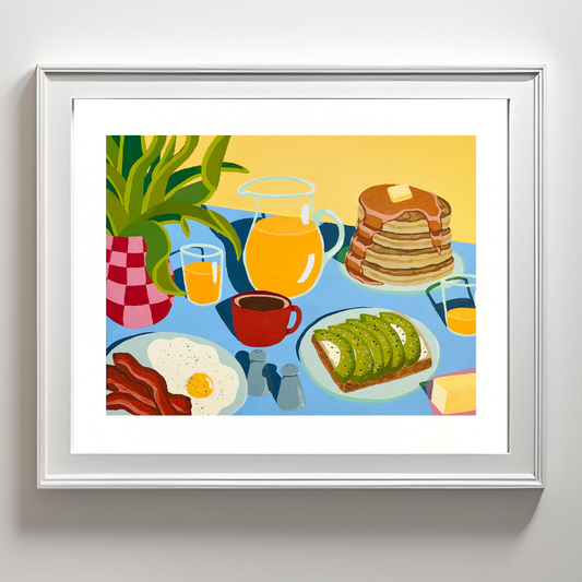 "Pancake Breakfast" Art Print