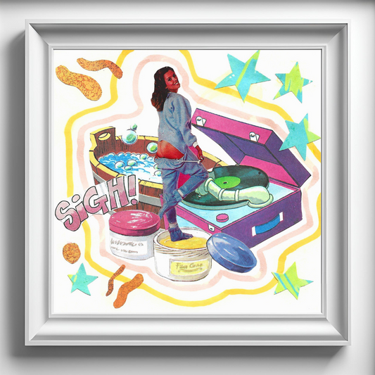 "Sigh!" Art Print
